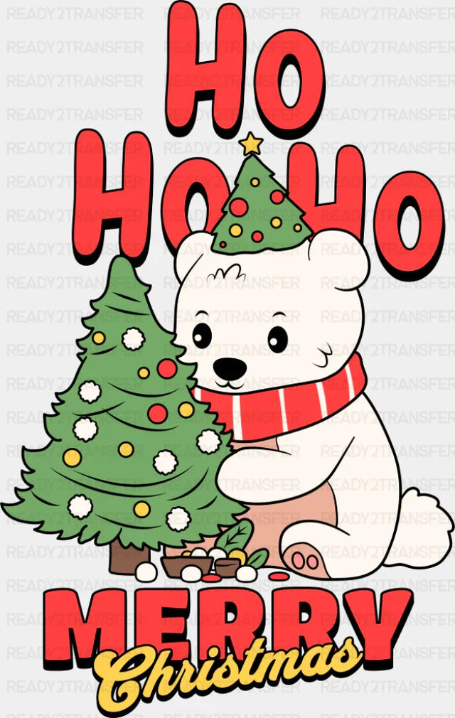 Ho Ho Ho Merry Christmas - Christmas DTF Transfer