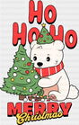 Ho Ho Ho Merry Christmas - Christmas DTF Transfer