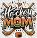 Hockey Mom - Hockey DTF heat transfer ready2transfer Orange