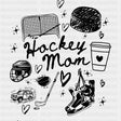 Hockey Mom - Hockey DTF Transfers ready2transfer Dark Color Design (See Imaging)