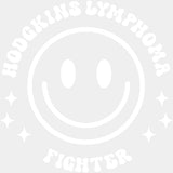 Hodgkin's Lymphoma Fighter, Black, White & Purple - Lymphoma DTF Transfers ready2transfer Light Color Design (See Imaging)