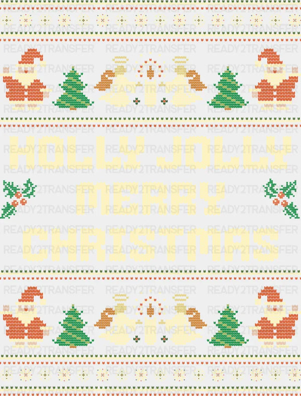 Holly Jolly Merry Christmas - Christmas DTF Transfer