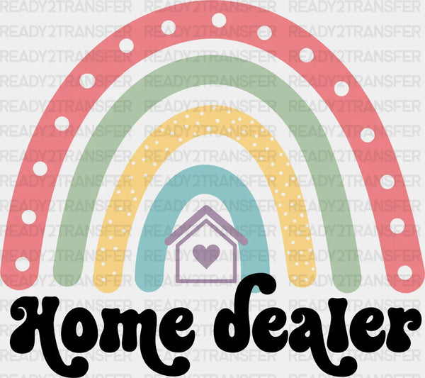 Home Dealer Rainbow Design - Realtor DTF Transfer