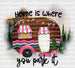 Home Is Where DTF Transfer ready2transfer Black