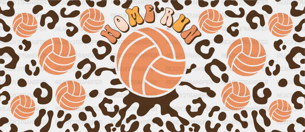 Home Run Volleyball - Volleyball Cup Wrap UV Sticker Permanent UV DTF Decal
