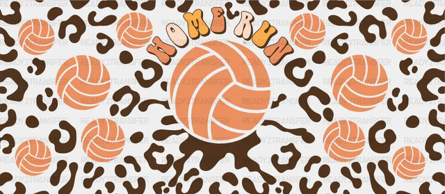 Home Run Volleyball - Cup Wrap Uv Sticker Permanent Dtf Decal