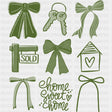 Home Sweet Home, Green - Realtor DTF Transfers ready2transfer