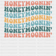 Honeymoonin' Retro Wavy Design - Honeymoon DTF Transfers ready2transfer