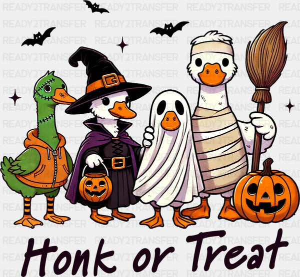 Honk Or Treat Gooses - Halloween DTF Transfer