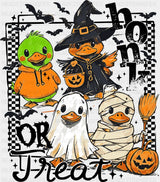 Honk Or Treat Goslings - Halloween DTF Transfer ready2transfer Dark Color Design (See Imaging)