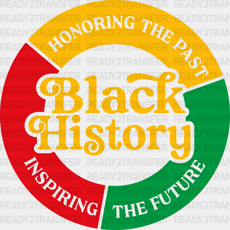 Honoring The Past Inspiring Future - Black History Month Dtf Heat Transfer