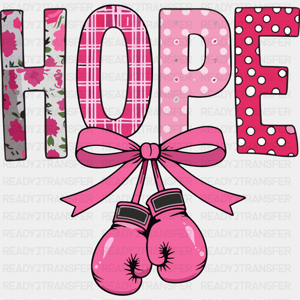Hope - Breast Cancer DTF Transfers