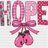 Hope - Breast Cancer DTF Transfers