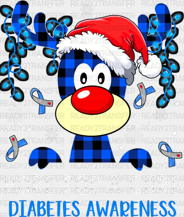 Hope For A Cure - Diabetes DTF heat transfer