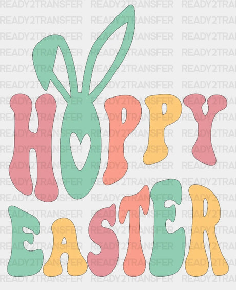 Hoppy Easter Dtf Heat Transfer Design