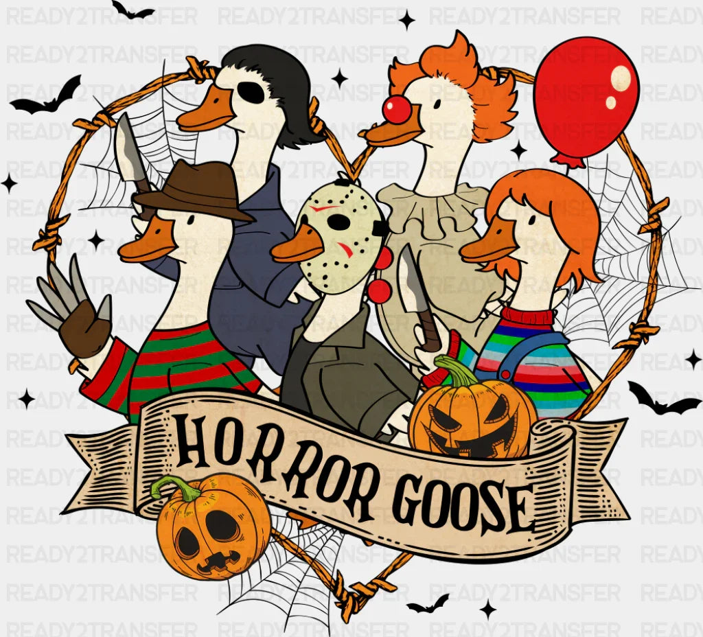 Horror Goose Heart Frame - Halloween DTF Transfer ready2transfer