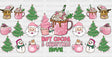 Hot Cocoa And Christmas Movie - Cup Wrap Uv Sticker Permanent Dtf Decal