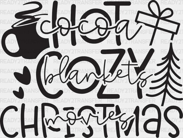 Hot Cozy Christmas DTF Transfer