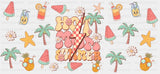 Hot Mom Summer - Summer Cup Wrap UV Sticker Permanent UV DTF Decal