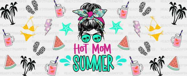 Hot Mom Summer Watermelon - Summer Cup Wrap UV Sticker Permanent UV DTF Decal