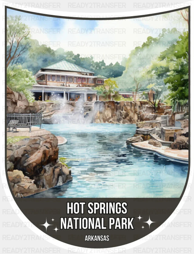 Hot Springs National Park Arkansas - National Parks DTF Transfer ready2transfer