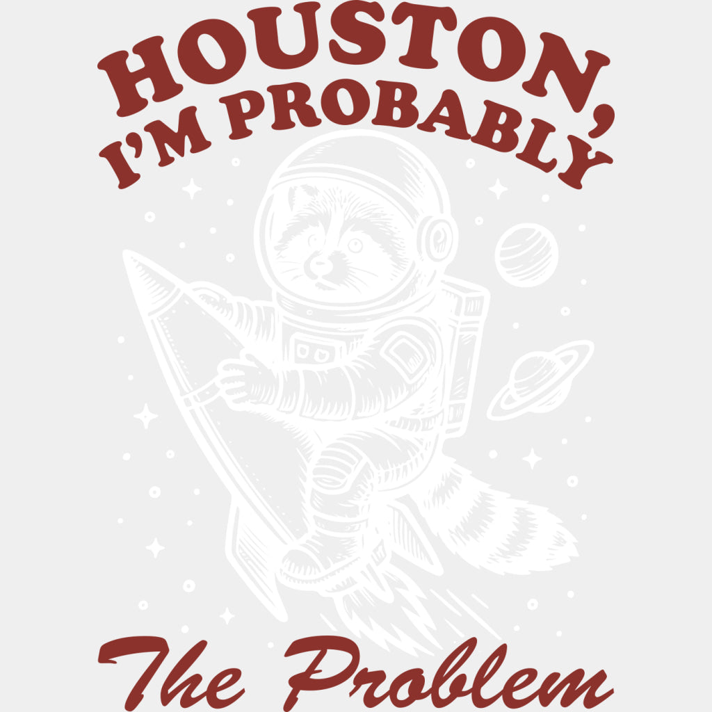 Houston I'm Probably The Problem - States & Cities DTF Transfers ready2transfer Light Color Design (See Imaging)