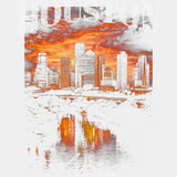 Houston Texas Sunset - States & Cities DTF Transfers ready2transfer Light Color Design (See Imaging)