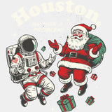 Houston We Have A Problem, Santa - States & Cities DTF Transfers ready2transfer Light Color Design (See Imaging)