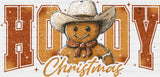 Howdy Christmas Cookie - Christmas DTF Transfer