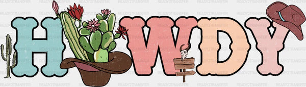 HOWDY COLORFUL DTF Transfer