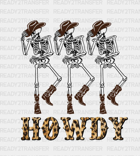 Howdy Cowboy Dtf Transfer