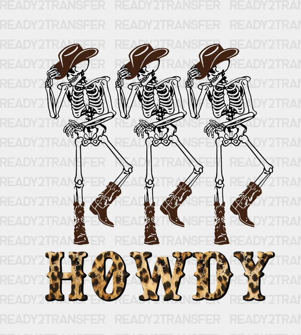 Howdy Cowboy DTF Transfer