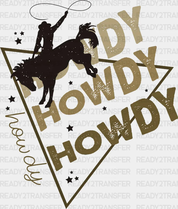 HOWDY COWBOYLIFE DTF Transfer