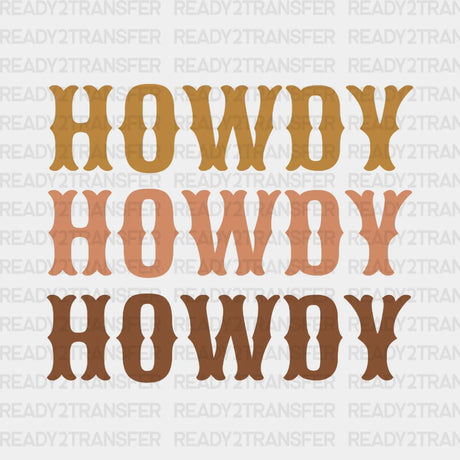 Howdy Dtf Transfer
