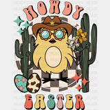 Howdy Easter Design Easter DTF Transfer