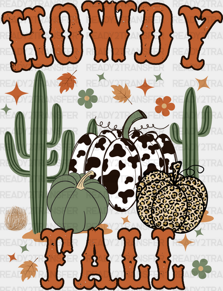 Howdy Fall Design Season Dtf Transfer