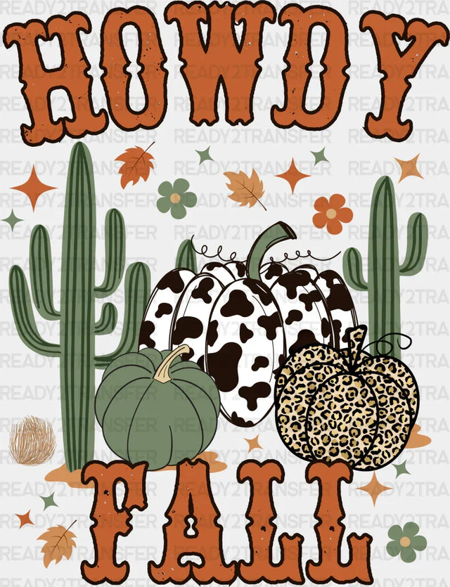 Howdy Fall Design Fall Season DTF Transfer ready2transfer