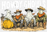 Howdy Ghouls - Halloween DTF Transfer Adult Unisex - S & M (10’’) / Light Color Design (See Imaging)
