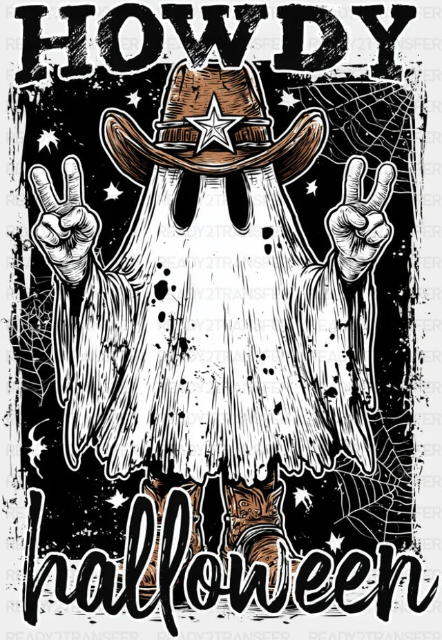 Howdy Halloween Ghost - Halloween DTF Transfer
