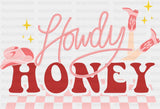 Howdy Honey Cowgirl Dtf Transfer