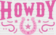 Howdy Horseshoe Design - Cowgirl Dtf Transfers