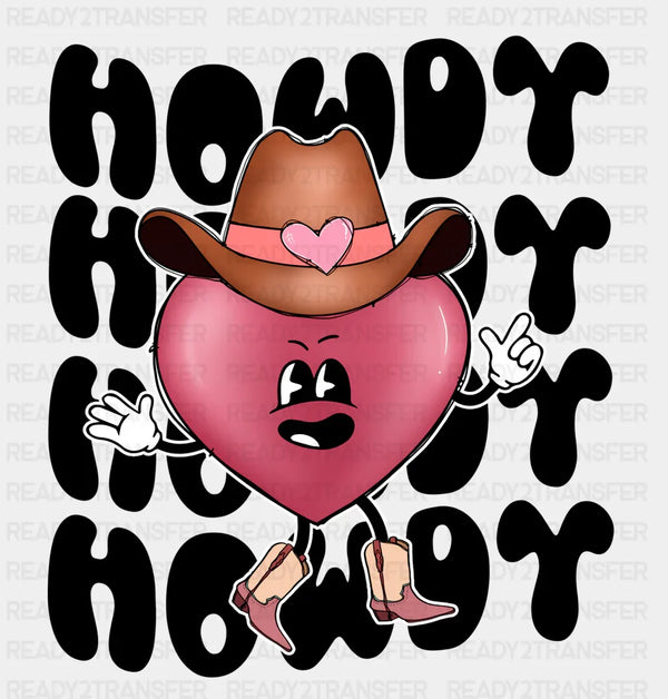HOWDY LITTLE HEART DTF Transfer
