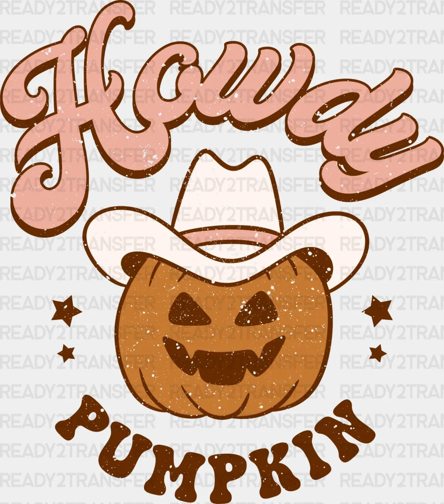 Howdy Pumpkin Dtf Transfer