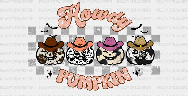 Howdy Pumpkin - Fall Cup Wrap Uv Sticker Permanent Dtf Decal