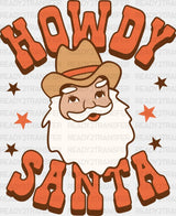 HOWDY SANTA DTF Transfer ready2transfer