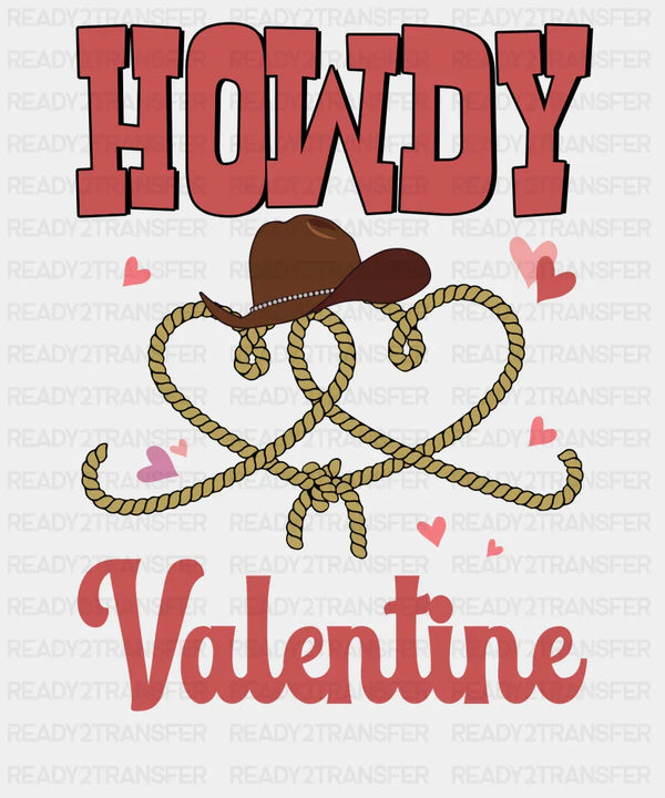 HOWDY VALENTINE DTF Transfer