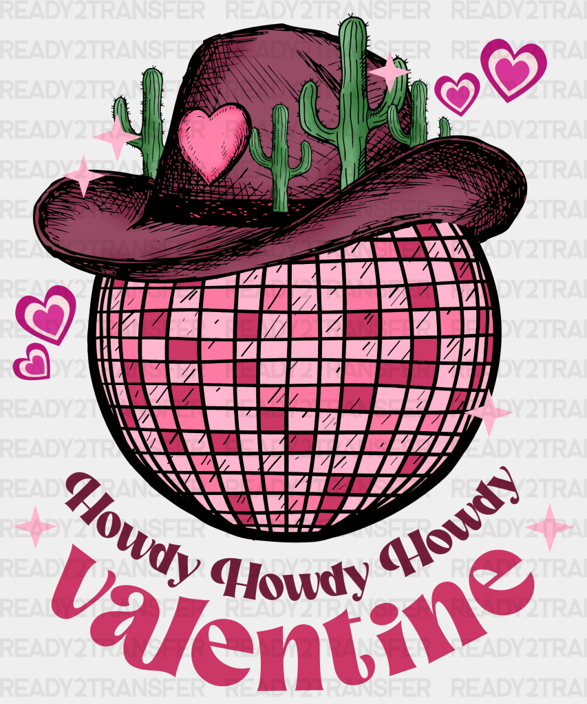 Howdy Valentine Dtf Transfer