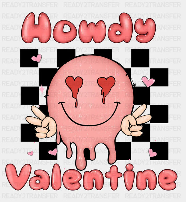 HOWDY VALENTINE LOVER FACE DTF Transfer