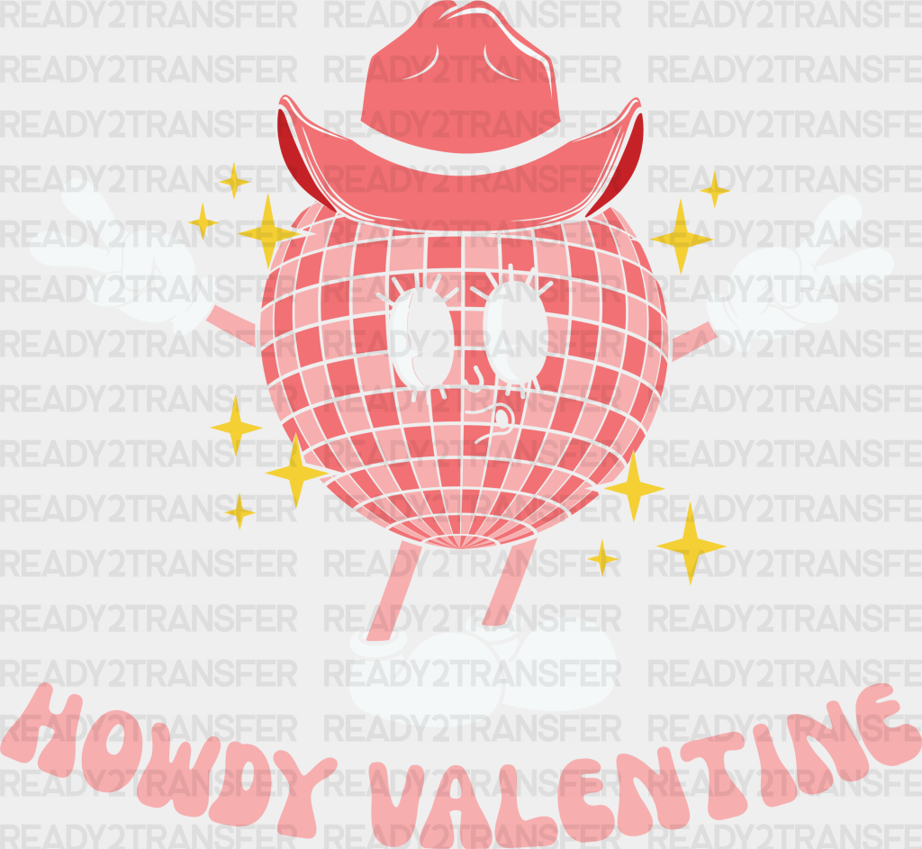 Howdy Valentine Rodeo Dtf Transfer