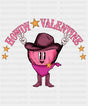 Howdy Valentine Stars Dtf Transfer